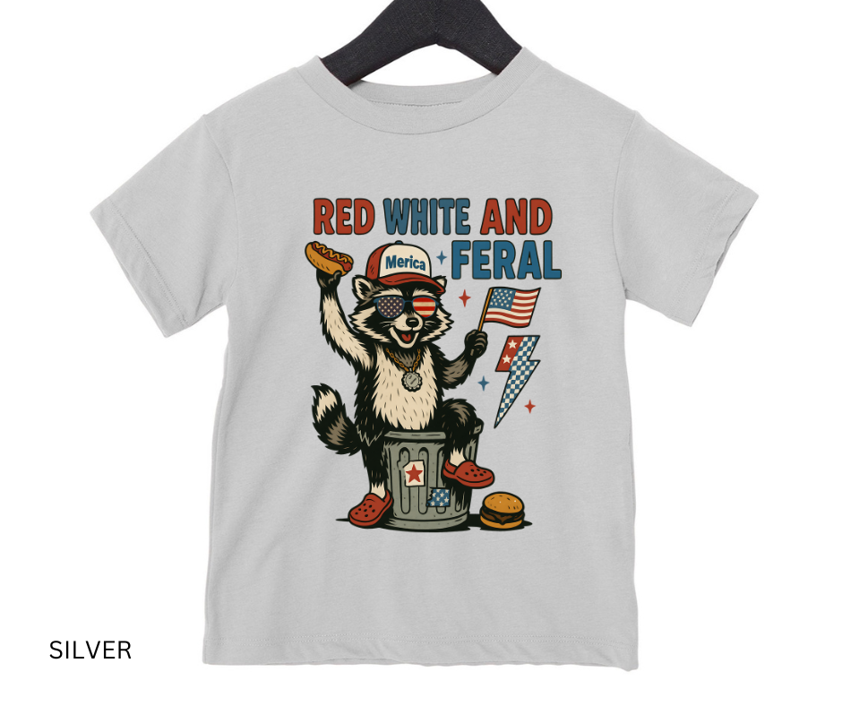 Red, White & Feral  - Toddler/Youth